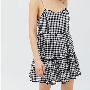 Urban Outfitters Gingham Babydoll Dress
